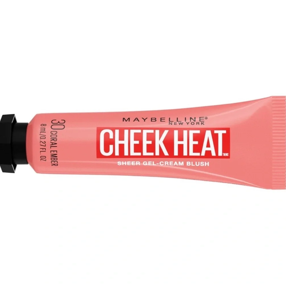 💞 New Maybelline Cheek Heat Gel-Cream Blush in Coral Ember
